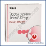 Acivir Dt 800 mg (Acyclovir) - 30-pills