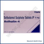 Asthalin 4 mg (Salbutamol) - 30-pills