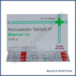 Atorva 20 mg (Atorvastatin) - 30-pills