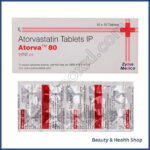 Atorva 80 mg (Atorvastatin) - 30-pills