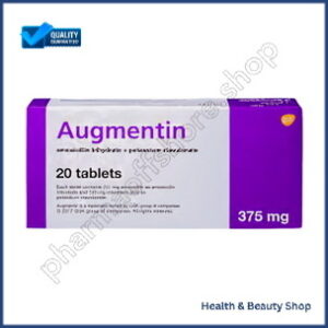 Augmentin 375 mg Amoxicillin and Clavulanic Acid