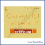 Cardivas 3.125 mg (Carvedilol) - 60-pills