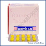 Cardivas 6.25 mg (Carvedilol) - 60-pills