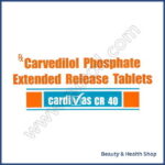 Cardivas Cr 40 mg (Carvedilol) - 30-pills