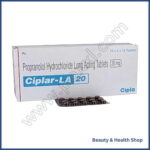 Ciplar La 20 mg (Propranolol) - 60-pills