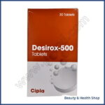 Desirox 500 mg (Deferasirox) - 30-pills