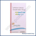 Fosbait 500 mg (Lanthanum Carbonate) - 30-pills