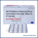 Glycomet 500 mg (Metformin) - 100-pills