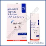 Hair 4U 5% Bottlesolution (Minoxidil/Aminexil) - 1-bottle