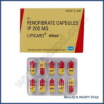 Lipicard 200 mg (Fenofibrate) - 30-capsules