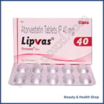 Lipvas 40 mg (Atorvastatin) - 30-pills