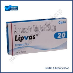 Lipvas Atorvastatin 20mg cipla