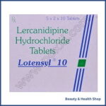 Lotensyl 10 mg (Lercanidipine) - 60-pills