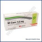 M-Cam 7.5 mg (Meloxicam) - 100-pills