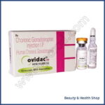 Ovidac 10000Iu Hcg (Human Chorionic Gonadotropin) - 3-vials-3-nacl-amps