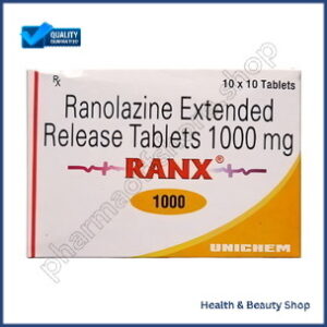 Ranx 1000 mg Ranolazine