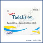 Super Tadalis Sx 80 mg (Tadalafil/Dapoxetine) - 60-pills