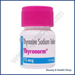 Thyronorm 75 Mcg (Thyroxine Sodium) - 3-bottles