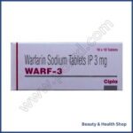 Warf 3 mg (Warfarin) - 60-pills