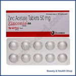 Zinconia 50 mg (Zinc Acetate) - 50-pills