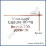 Itradus 100 mg (Itraconazole) - 60-capsules